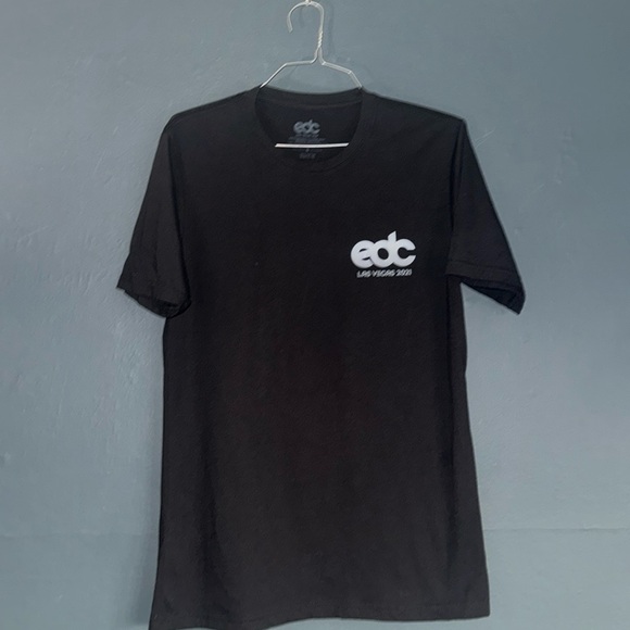 EDC Other - EDC ELECTRIC DAISY CARNIVAL 2021 LAS VEGAS TEE SHIRT BLACK SMALL FESTIVAL RAVE
